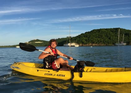Travis McRae, BushTribe Eco Adventures guide on St. Croix, USVI